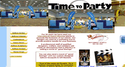 Desktop Screenshot of a-timetoparty.com