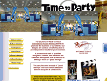 Tablet Screenshot of a-timetoparty.com